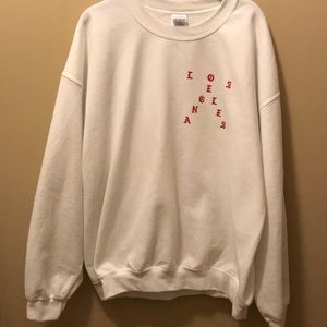 Mock Yeezy Brand Crew Neck